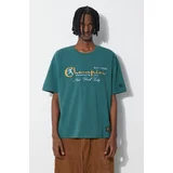 Champion Pamučna majica za muškarce, boja: zelena, s aplikacijom, 219998