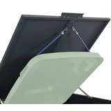 vidaXL Spremište za 6 kante za otpad antracit 414x79x117 cm čelično | shoptok.hr