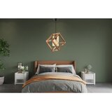 Opviq Cube Single Glass NaturalBlack Chandelier | Eponuda.com
