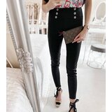 Gemre Black leggings adorned with Boulanger buttons | ePonuda.com