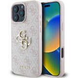 Guess Originalni ovitek GUHCP16X4GMGPI za iPhone 16 Pro Max - Leather - roza Cene