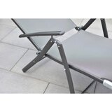 Gardenson VRTNI LEŽALNIK aluminij, jeklo prašno lakirano barve grafita, siva | Shoptok.si