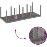  Set od 9 dijelova za vrtno blagovanje s jastucima bijeli poly rattan | shoptok.hr