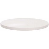  Ploča za stol okrugla bijela Ø 60 x 3 cm od masivne borovine | shoptok.hr