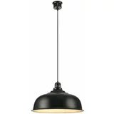 Markslöjd Črna viseča svetilka s kovinskim senčnikom 50x50 cm Port - Markslöjd