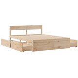  Okvir kreveta bez madraca 150 x 200 cm od masivne borovine | shoptok.hr
