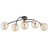  plafonski luster gilian 5xE14/40W/230V crna/zlatna | Eponuda.com