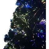 vidaXL Umetna novoletna jelka s stojalom zelena 150 cm optična vlakna, (20579726) | Shoptok.si