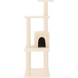 vidaXL Mačje drevo s praskalniki iz sisala krem 105 cm | Shoptok.si