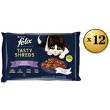 Felix Vlažna hrana za mačke tasty shreds Tuna, 48x80g Cene