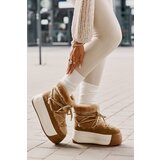 Big Star Leather Women's Snow Boots On Thick Sole With Fur | Shoptok.si