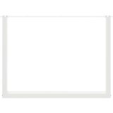 Noge stolića za kavu U-oblika 2 kom bijele 100x(72-73) cm čelik | shoptok.hr