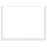  Noge za jedilno mizo v obliki črke U, 2 kosa, bele barve, 100 x (72-73) cm, jeklo | Shoptok.si