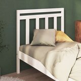  Uzglavlje za krevet bijelo 95 x 4 x 100 cm od masivne borovine | shoptok.hr