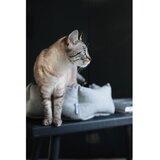 MiaCara Antracitno siva volnena podloga za hišne ljubljenčke ø 45 cm Calma Anthracite – | Shoptok.si