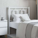  Metalno uzglavlje bijelo 80 cm | shoptok.hr