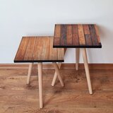Hanah home 2Shp404 - Brown BrownCamel Nesting Table (2 Pieces) | ePonuda.com