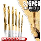  Burgije titanijum HSS set 6kom 3-8mm A256 | ePonuda.com