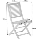 Gardenson Set Vrtnih Stolov Cordoba, Masivno | Shoptok.si