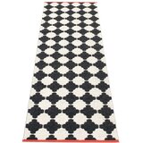 Pappelina črno-bel zunanji in notranji tekač 70x225 cm marre black coral – Cene