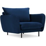 Cosmopolitan Design Plava baršunasta fotelja Vienna - Cijene