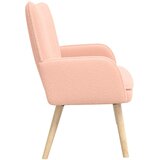 SOFA za dvije osobe Ružičasta 115 x 61 x 87 cm Bouclé | Eponuda.com