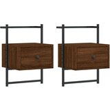 vidaXL Noćni ormarići zidni 2 kom boja hrasta 35 x 30 x 51 cm drveni | shoptok.hr