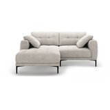 Micadoni Bež kutna garnitura (s lijevim kutom/s ležaljkom) Bemy – | shoptok.hr