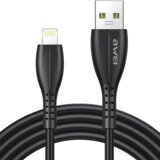 Awei USB KABEL ZA LIGHTNING CL-115L ČRN ZA IPHONE IPAD 1M, (21980655) | Shoptok.si