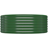  Povišena vrtna gredica od pocinčanog čelika 396x100x36 cm zelena | Eponuda.com