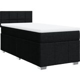 Maison Chic Box spring postelja - Vzmetna postelja z vzmetnico črna 80x200 cm blago SL17671, (21881921) Cene