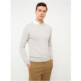 LC Waikiki Crew Neck Long Sleeved Men's Knitwear Sweater