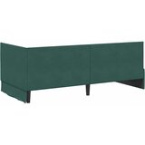  Kutni okvir kreveta Tamnozelena 90 cm x 200 cm Baršun | shoptok.hr