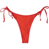 Bershka Bikini hlačke rdeča