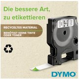 Dymo D1 kazetta 12x7m fekete/sárga | shoptok.hr