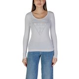 Guess Majice s kratkimi rokavi LS CN SHINY TRIANGLE W5RI65 J1314 Bela cene