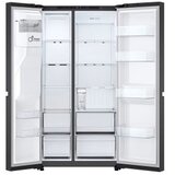 LG GSLC41EPPE Stran ob strani z vodnim rezervoarjem, Total No-Frost mat crno. | Shoptok.si