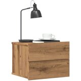 vidaXL Stenska nočna omarica artisan hrast 40x32x30 cm | Shoptok.si