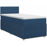  Boxspring krevet s madracem Plava 90 x 200 cm Tkanina | shoptok.hr