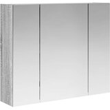  Kupaonski ormar s ogledalom Siva Sonoma 60 x 14,5 x 50 cm | shoptok.hr
