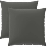  Jastuk s jastukom HEERLEN 2 kom. Antracit Poliester - Antracit 60 x 60 cm 2 | shoptok.hr