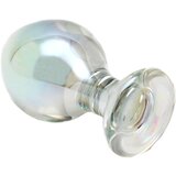 Rimba Zelda - stožčasti analni stekleni dildo (prosojen) | Shoptok.si