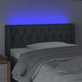  Posteljno vzglavje temno sivo 93x16x78/88 cm blago, (20739522) | Shoptok.si