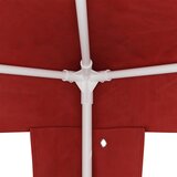 Šator za zabave Crvena 600 x 300 x 255 cm PE i čelik | shoptok.hr