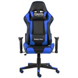vidaXL Okretna igraća stolica plava PVC | shoptok.hr