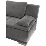 MID.YOU ZOFA S POSTELJNO FUNKCIJO, siva tekstil, leseni material | Shoptok.si