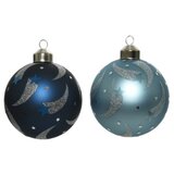  Novogodišnja staklena kugla zvezde 8cm, više boja | ePonuda.com