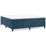  Okvir za krevet s oprugom tamnoplavi 180x200 cm baršunasti | shoptok.hr