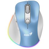 Genius Ergo 9000S Pro Light Blue USB Bežični plavi miš