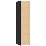 vidaXL Visoka komoda crna 45x42,5x185 cm od konstruiranog drva | shoptok.hr